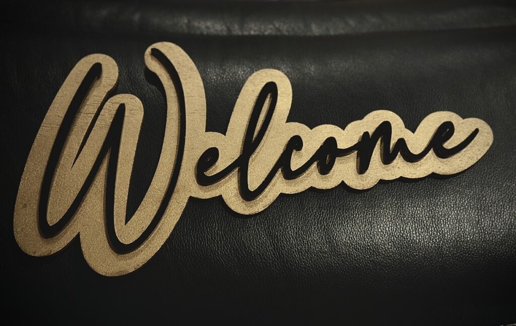 Customized Welcome Sign
